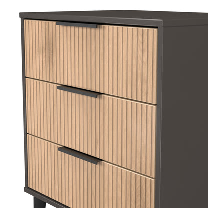 Hong Kong B Chest of Drawers Not Applicable 3 Drawers 76cm
