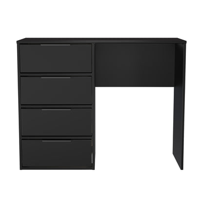 Hong Kong B Desk Black 4 Drawers 97cm