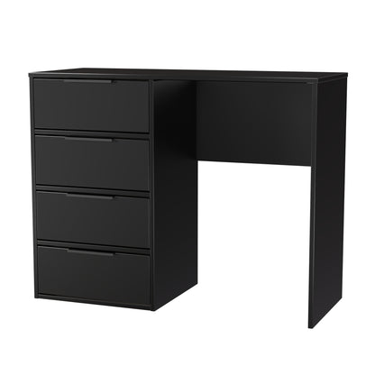 Hong Kong B Desk Black 4 Drawers 97cm
