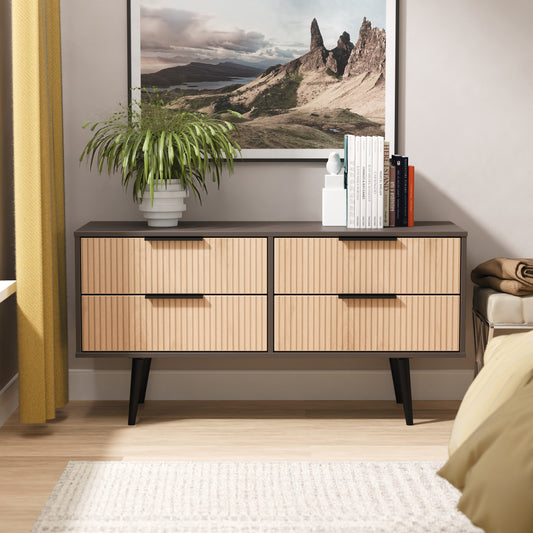 Hong Kong B Large Chest of Drawers Not Applicable 4 Drawers 115cm