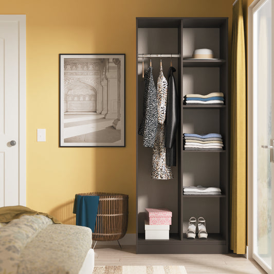Hong Kong B Tall Wardrobe Not Applicable 5 Shelves 197cm