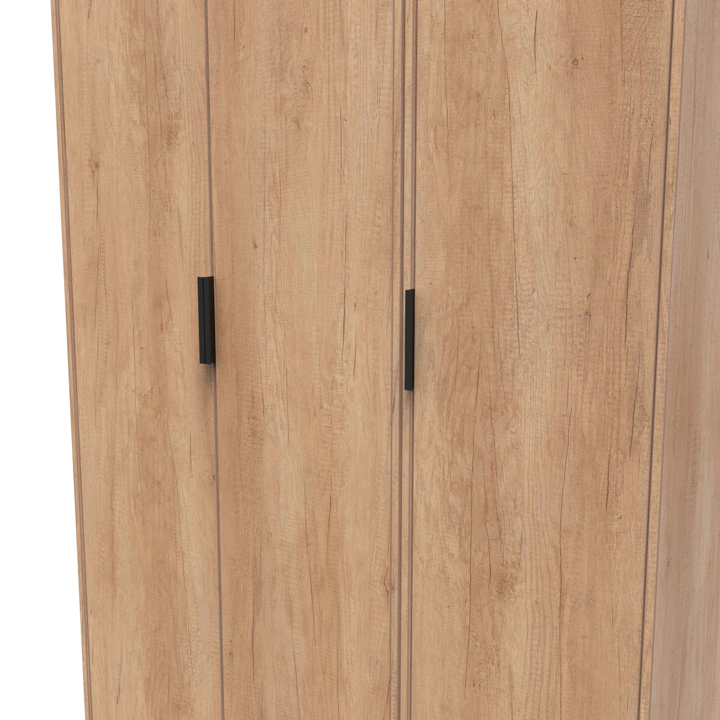 Hong Kong B Tall Wardrobe Oak 3 Doors 1 Shelf 198cm
