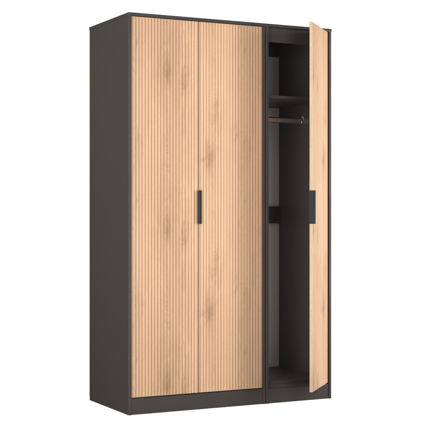 Hong Kong B Tall Wardrobe Not Applicable 3 Doors 1 Shelf 198cm