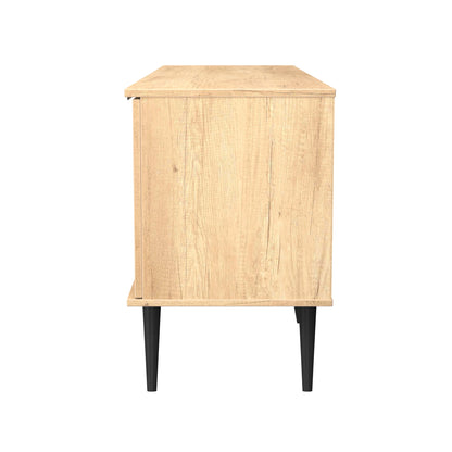 Hong Kong B TV Unit Oak 1 Shelf 1 Drawer 2 Doors 144cm