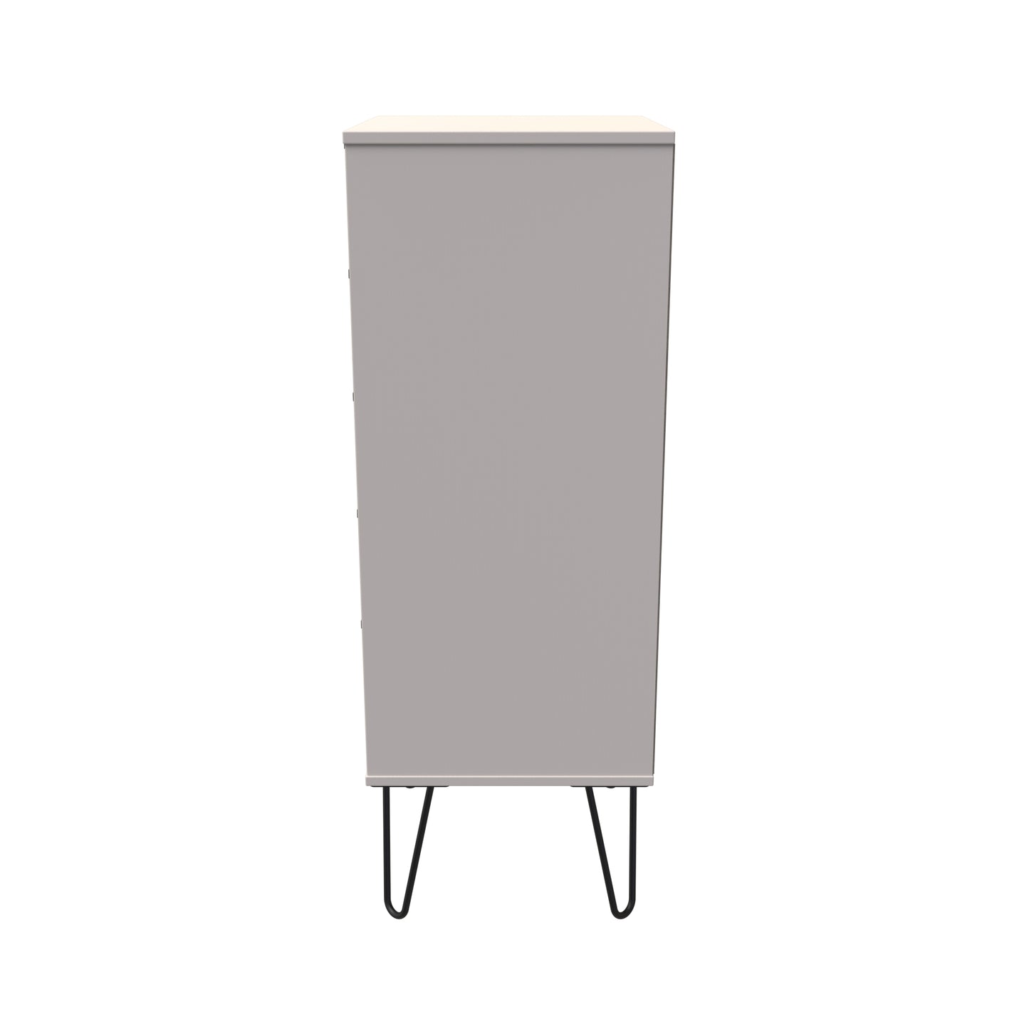 Hong Kong C Tall Tallboy Off-White 5 Drawers 109cm