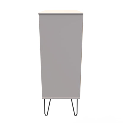 Hong Kong C Tall Chest of Drawers Off-White 5 Drawers 109cm