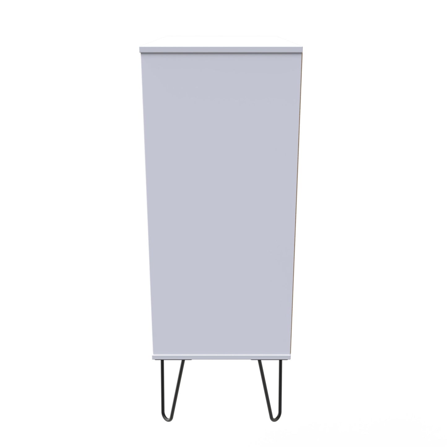 Hong Kong C Tall Chest of Drawers White 5 Drawers 109cm