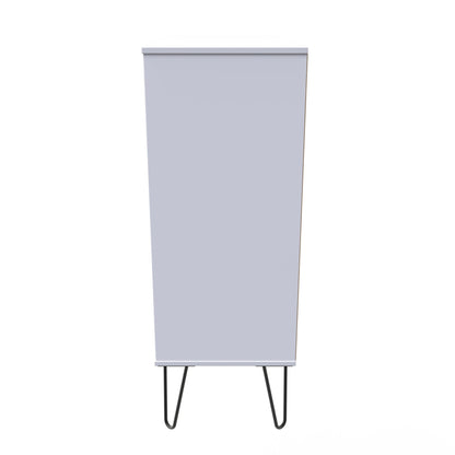 Hong Kong C Tall Chest of Drawers White 5 Drawers 109cm