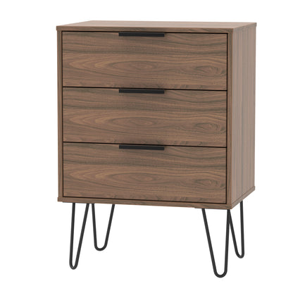 Hong Kong C Chest of Drawers Oak 3 Drawers 40cm