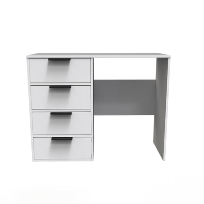 Hong Kong C Desk White 4 Drawers 97cm