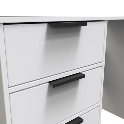 Hong Kong C Desk White 4 Drawers 97cm