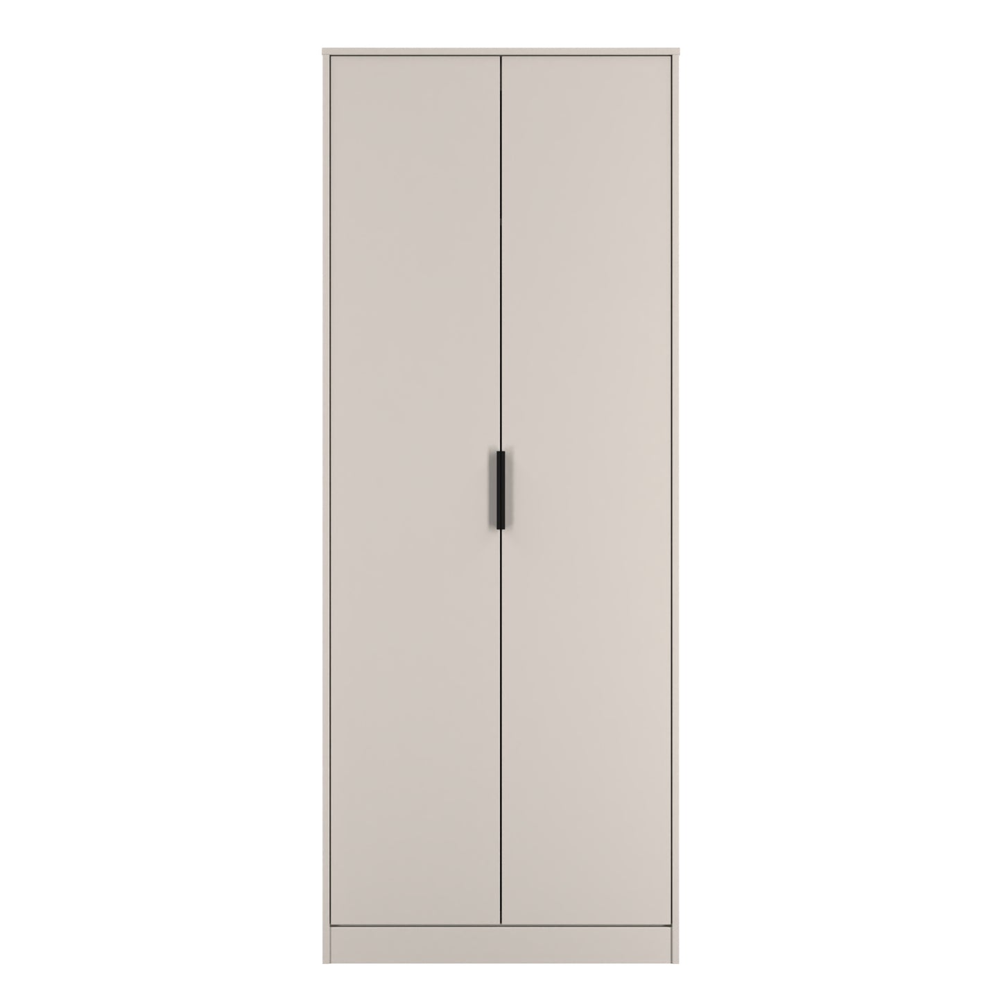Hong Kong C Tall Wardrobe Off-White 2 Doors 1 Shelf 197cm