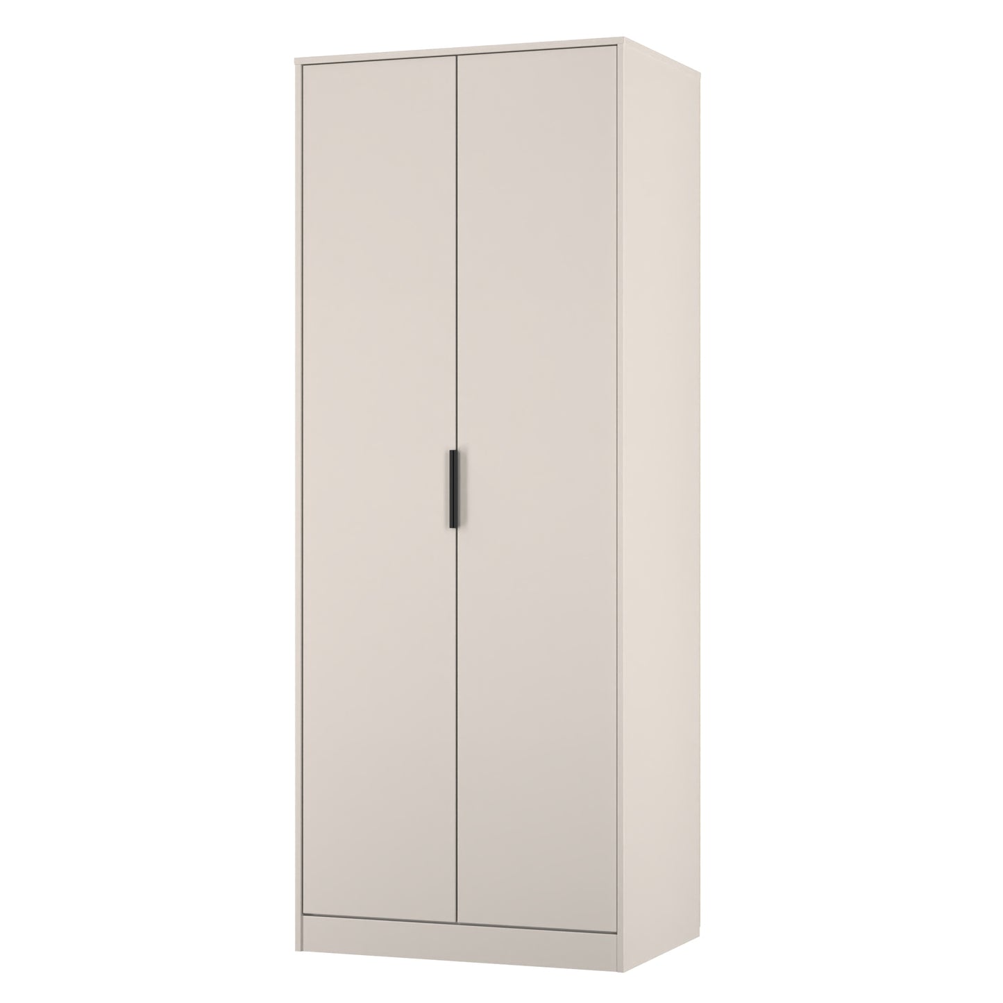 Hong Kong C Tall Wardrobe Off-White 2 Doors 1 Shelf 197cm