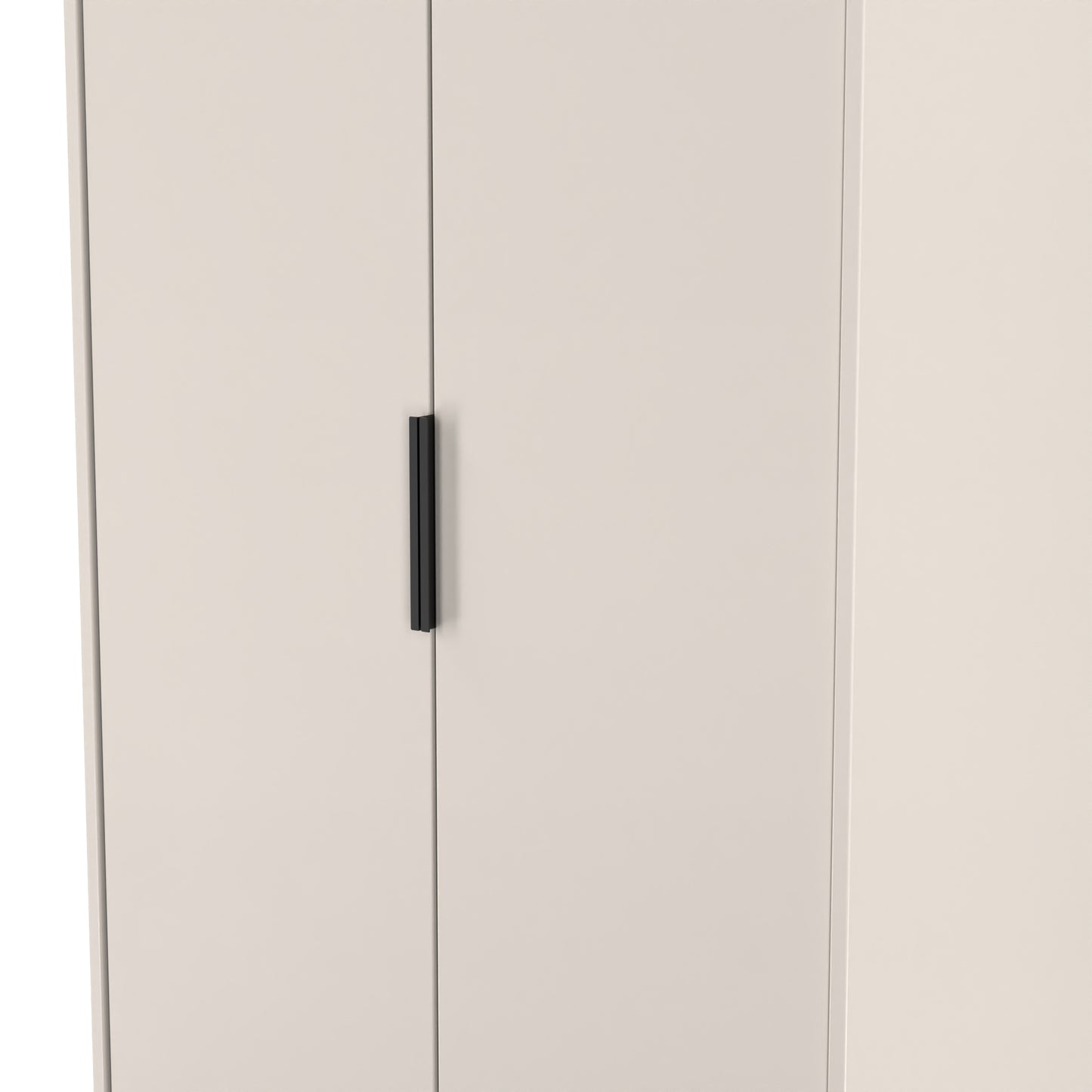 Hong Kong C Tall Wardrobe Off-White 2 Doors 1 Shelf 197cm