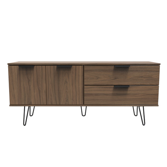 Hong Kong C Large Sideboard Oak 2 Doors 2 Drawers 40cm