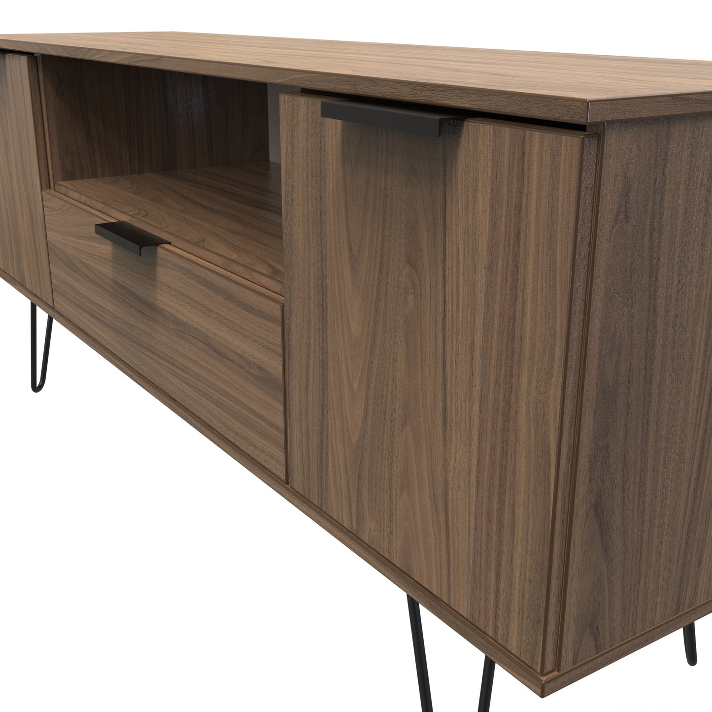 Hong Kong C TV Unit Oak 1 Shelf 1 Drawer 2 Doors 39cm