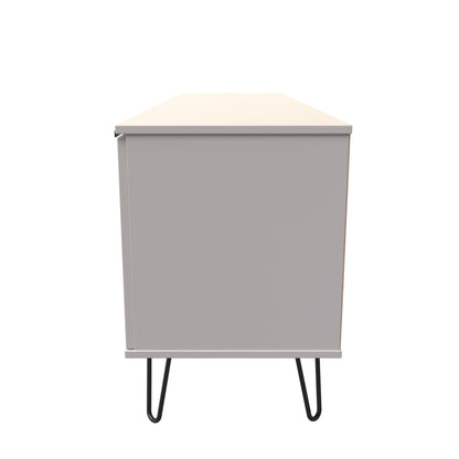 Hong Kong C TV Unit Off-White 1 Shelf 1 Drawer 2 Doors 144cm