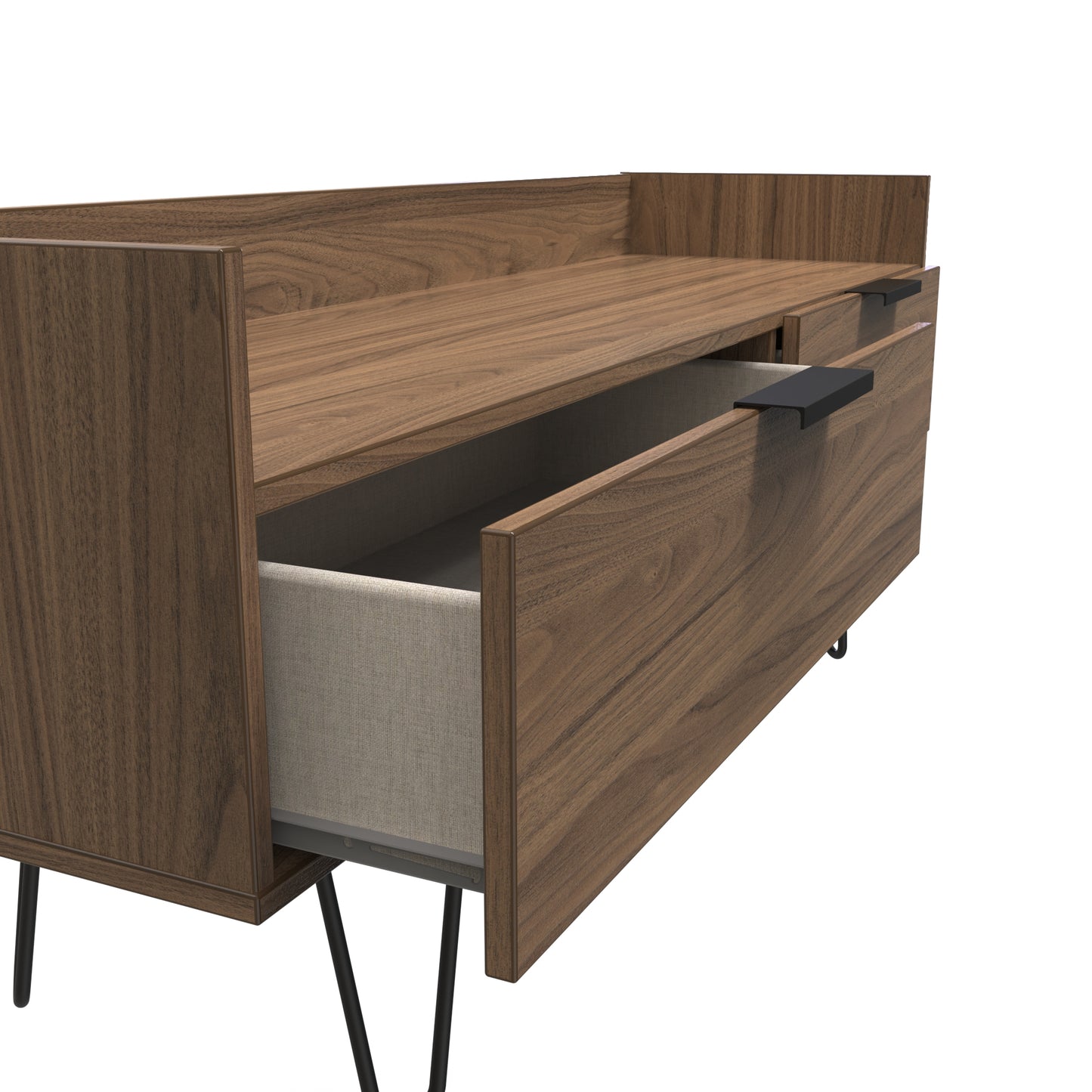 Hong Kong C TV Unit Oak 2 Drawers 39cm