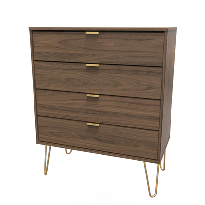 Hong Kong F Chest of Drawers Oak 4 Drawers 93cm