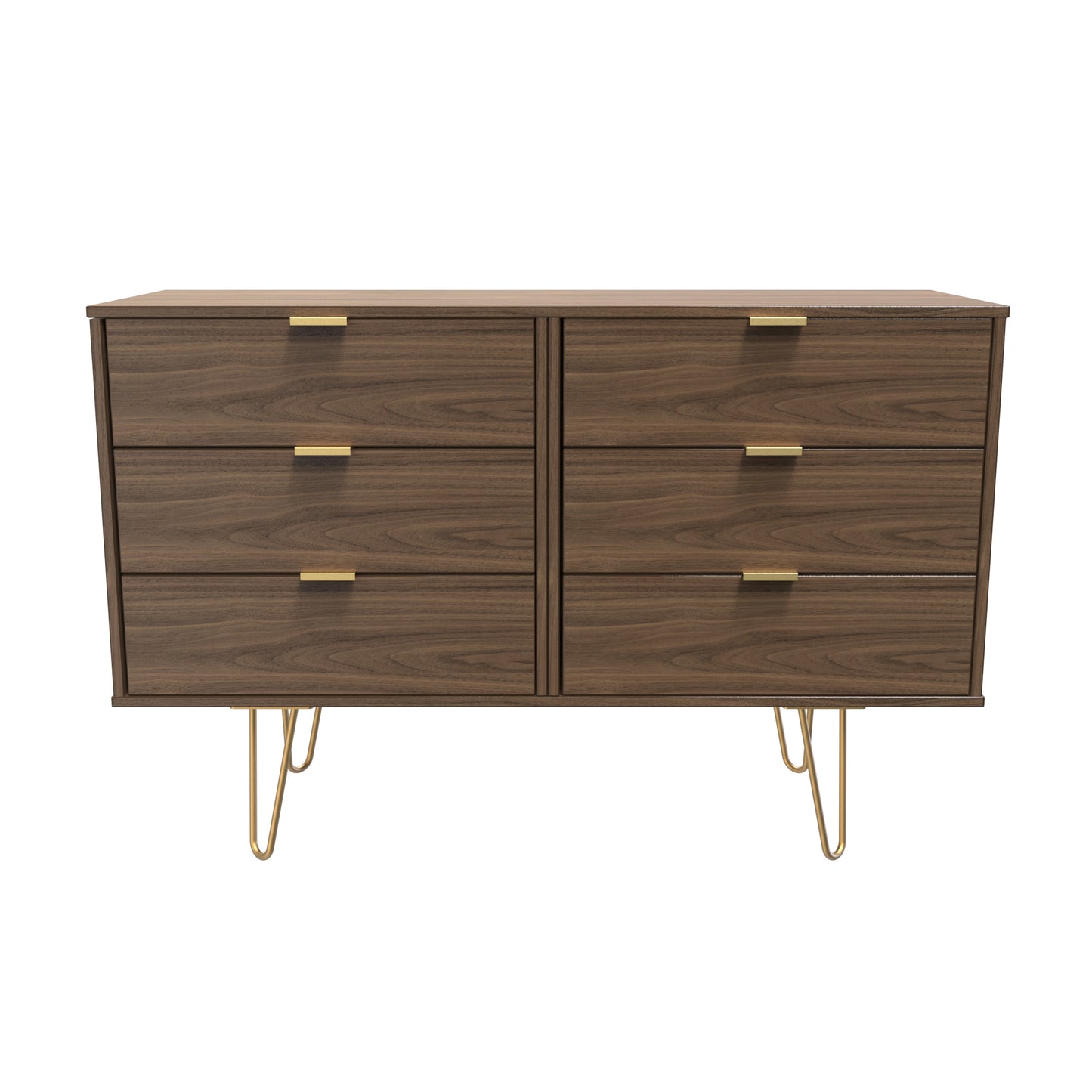 Hong Kong F Large Chest of Drawers Oak 6 Drawers 115cm