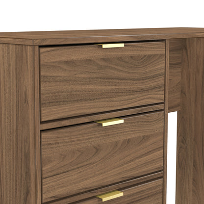 Hong Kong F Desk Oak 4 Drawers 97cm