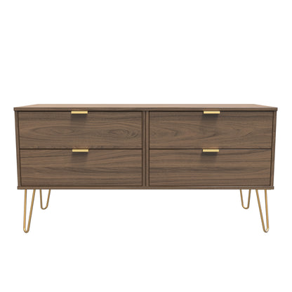 Hong Kong F Large Chest of Drawers Oak 4 Drawers 115cm