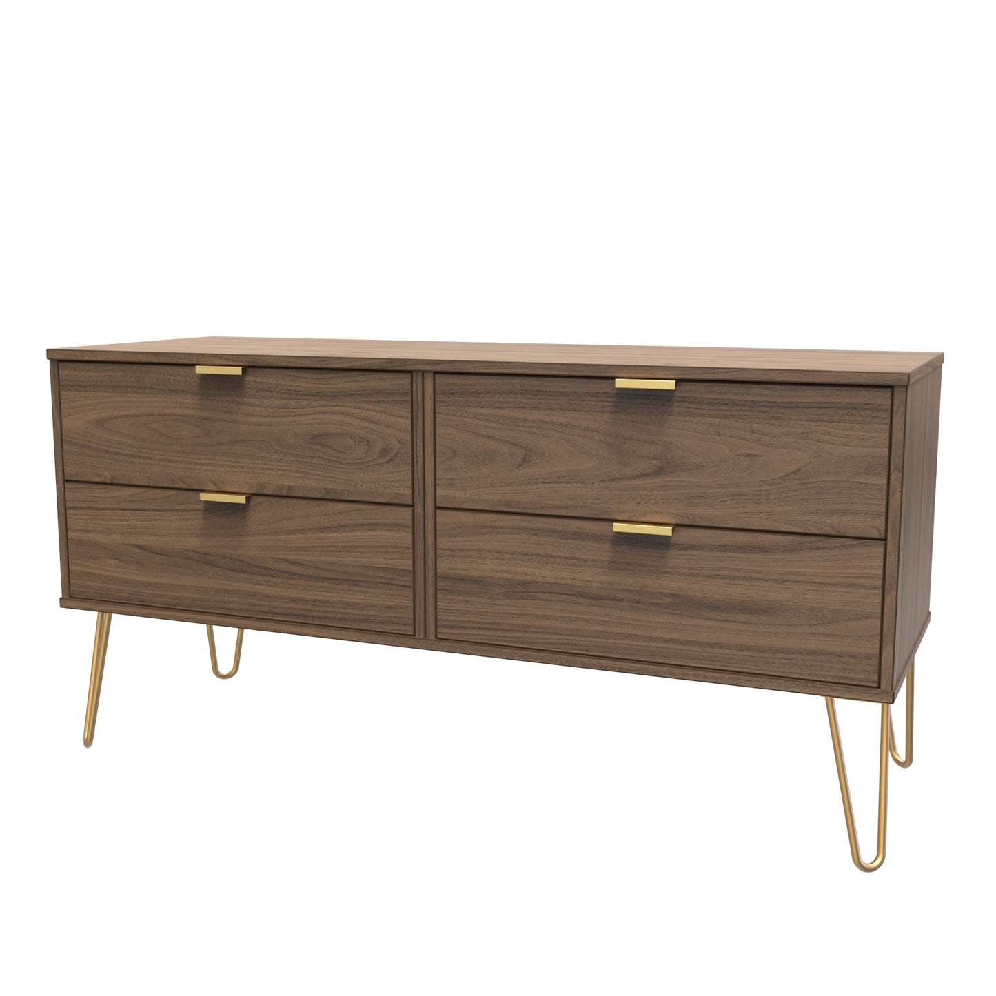 Hong Kong F Large Chest of Drawers Oak 4 Drawers 115cm