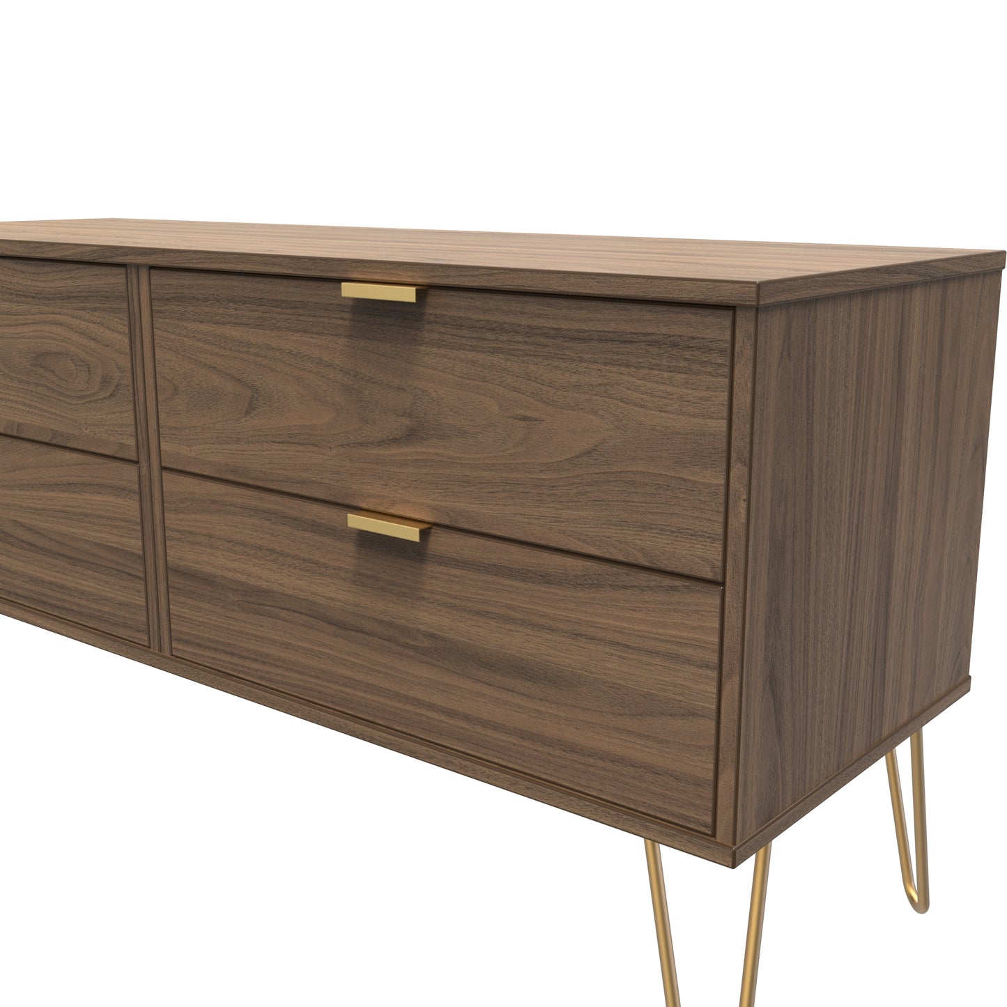 Hong Kong F Large Chest of Drawers Oak 4 Drawers 115cm