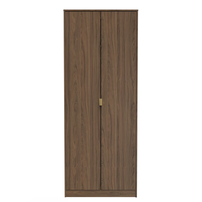 Hong Kong F Tall Wardrobe Oak 2 Doors 1 Shelf 197cm