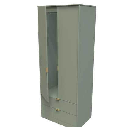 Hong Kong F Tall Wardrobe Not Applicable 2 Doors 2 Drawers 197cm