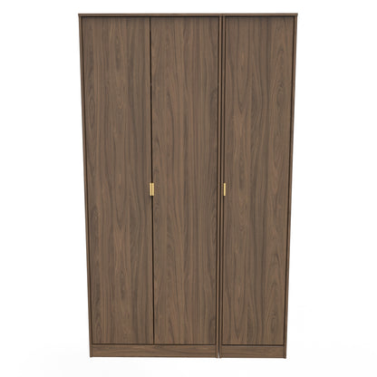 Hong Kong F Tall Wardrobe Oak 3 Doors 1 Shelf 198cm