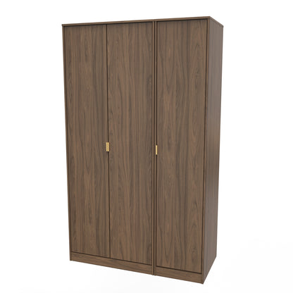 Hong Kong F Tall Wardrobe Oak 3 Doors 1 Shelf 198cm