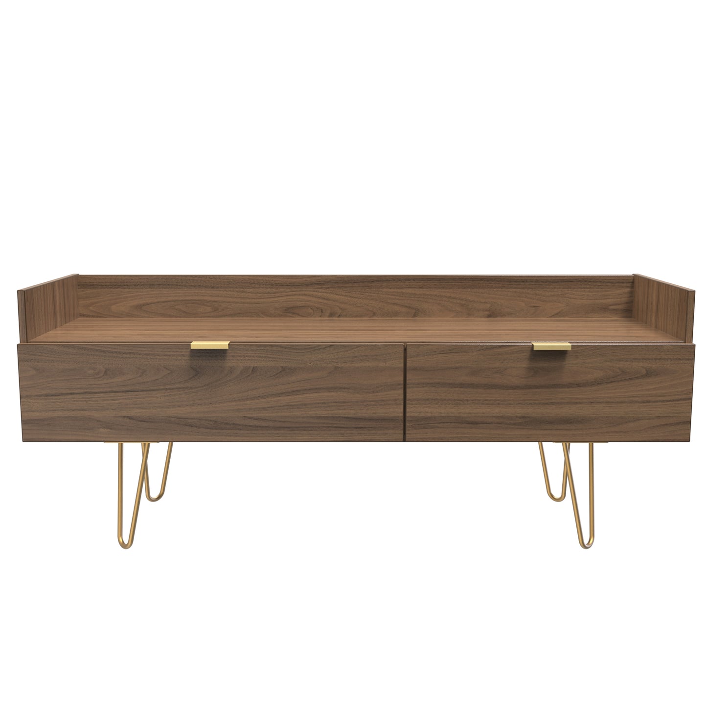 Hong Kong F TV Unit Oak 2 Drawers 39cm