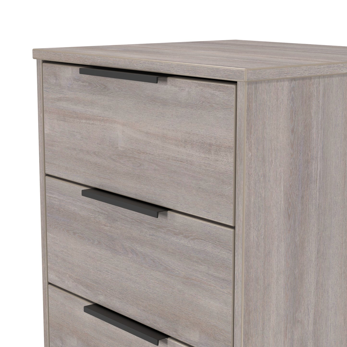 Hong Kong G Tall Tallboy Light Grey 5 Drawers 109cm