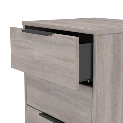 Hong Kong G Tall Tallboy Light Grey 5 Drawers 109cm