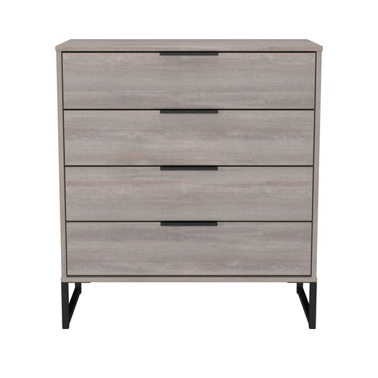 Hong Kong G Chest of Drawers Light Grey 4 Drawers 93cm