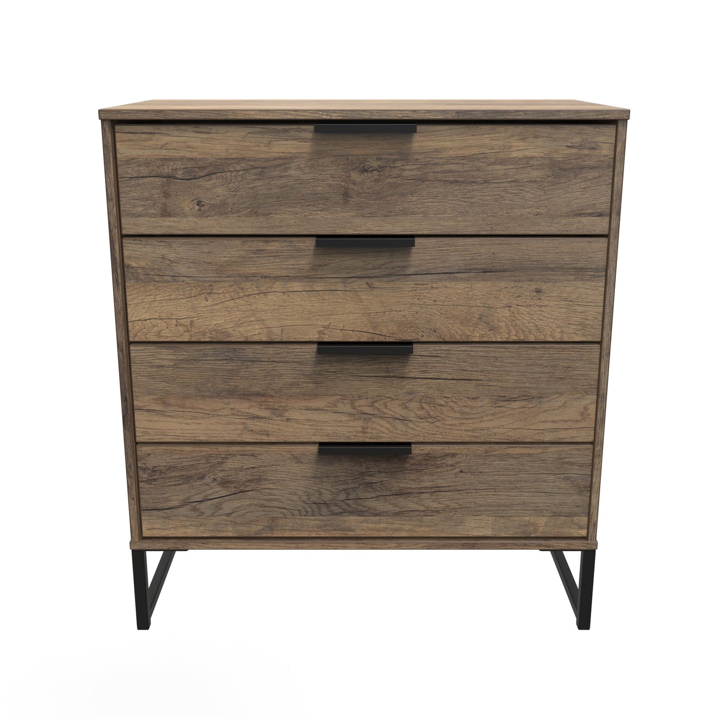 Hong Kong G Chest of Drawers Oak 4 Drawers 93cm