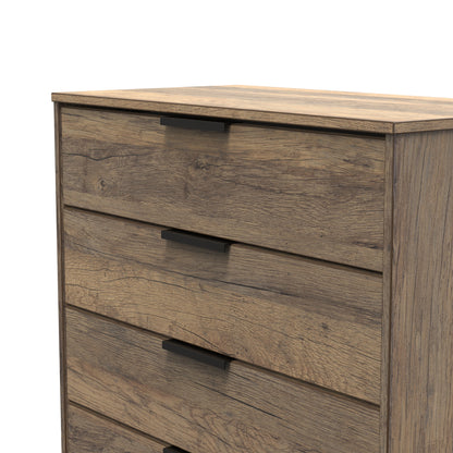 Hong Kong G Chest of Drawers Oak 4 Drawers 93cm