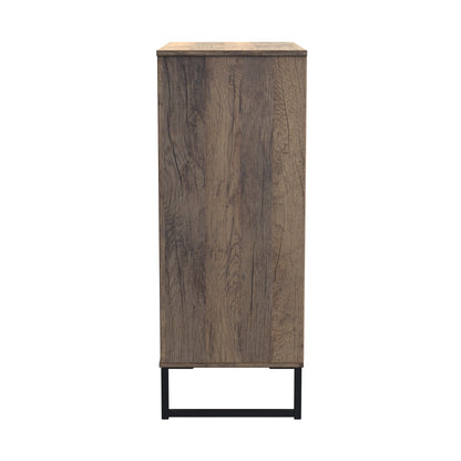Hong Kong G Tall Chest of Drawers Oak 5 Drawers 109cm