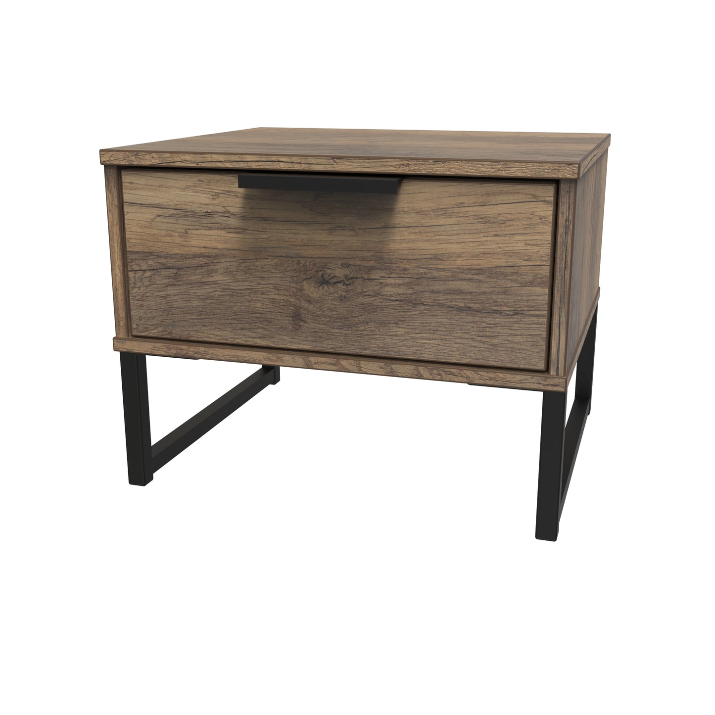 Hong Kong G Bedside Table Oak 1 Drawer 45cm