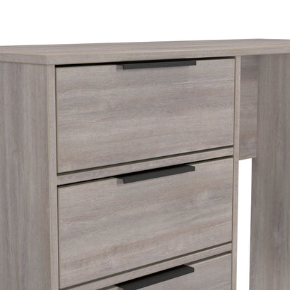 Hong Kong G Desk Light Grey 4 Drawers 97cm