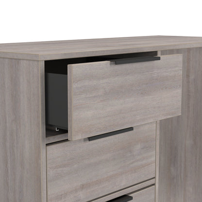 Hong Kong G Desk Light Grey 4 Drawers 97cm
