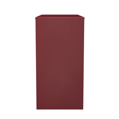 Hong Kong G Desk Red 4 Drawers 97cm