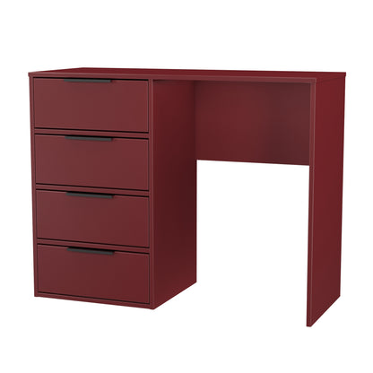 Hong Kong G Desk Red 4 Drawers 97cm