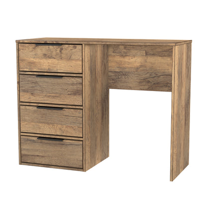 Hong Kong G Desk Oak 4 Drawers 97cm