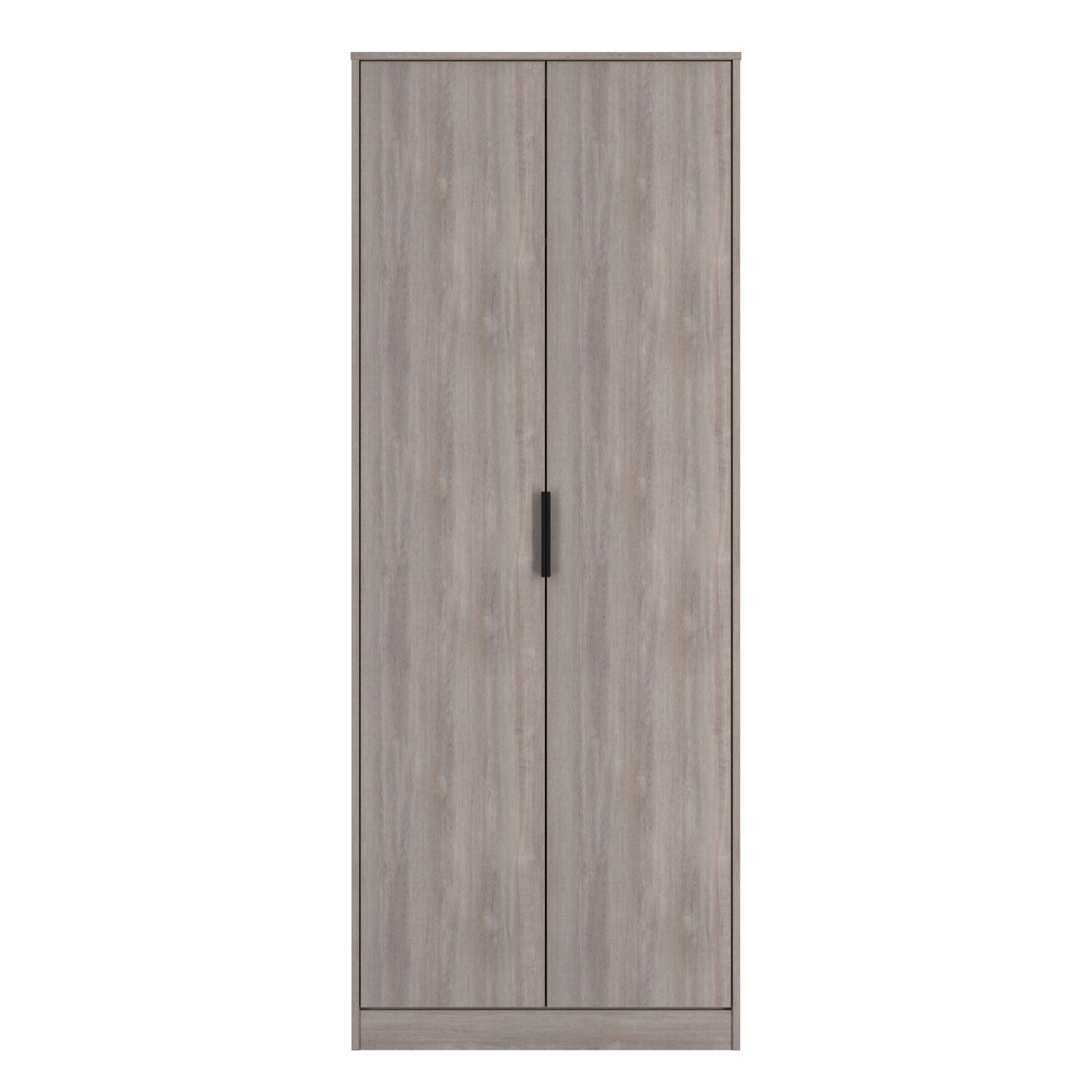 Hong Kong G Tall Wardrobe Light Grey 2 Doors 1 Shelf 197cm