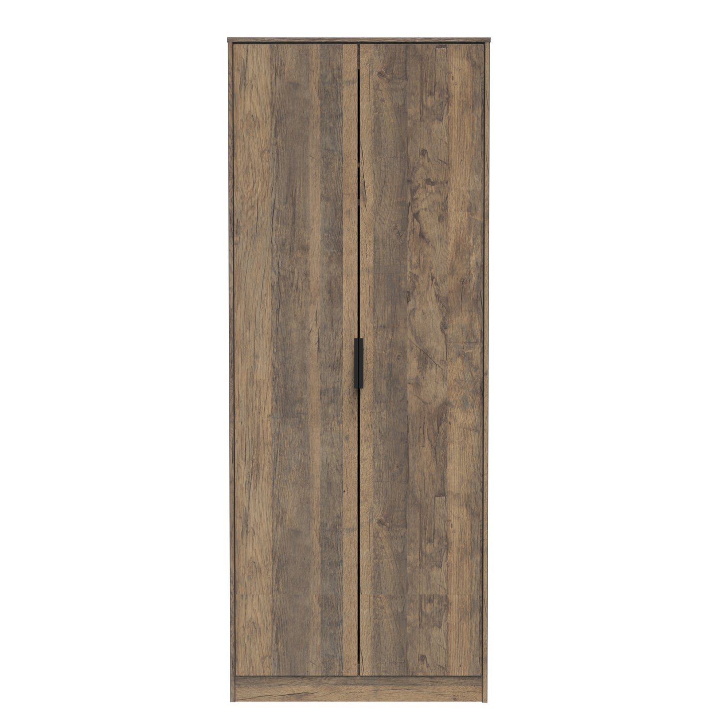 Hong Kong G Tall Wardrobe Oak 2 Doors 1 Shelf 197cm