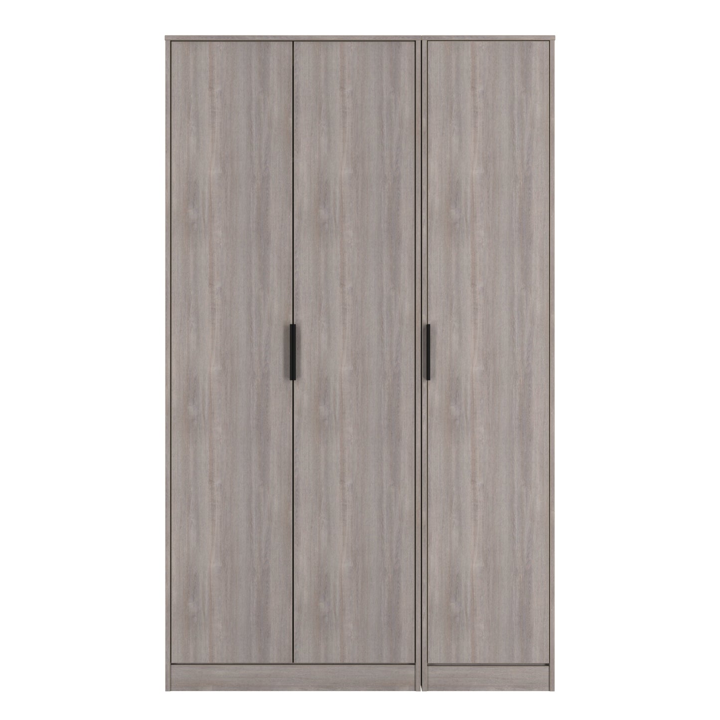 Hong Kong G Tall Wardrobe Light Grey 3 Doors 1 Shelf 198cm
