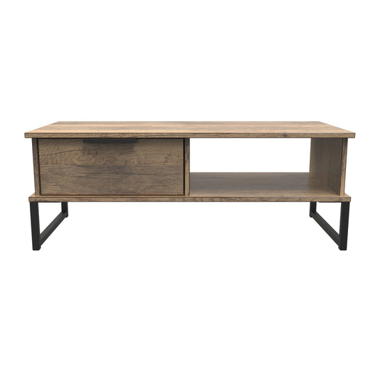 Hong Kong G Coffee Table Oak 1 Shelf 1 Drawer 92cm