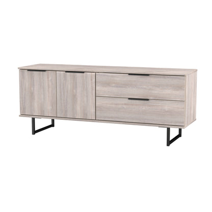Hong Kong G Large Sideboard Light Grey 2 Doors 2 Drawers 147cm